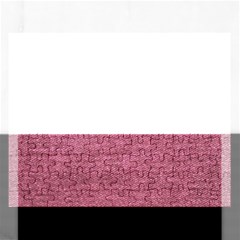 Pink  Denim Rectangular Jigsaw Puzzl by snowwhitegirl