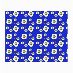 Eggs Blue Small Glasses Cloth by snowwhitegirl