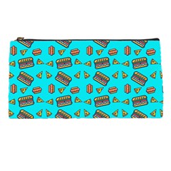 Fast Food Blue Pencil Cases by snowwhitegirl