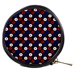 Eye Dots Red Blue Mini Makeup Bags by snowwhitegirl