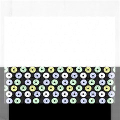 Eye Dots Grey Pastel Rectangular Jigsaw Puzzl by snowwhitegirl