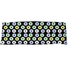 Eye Dots Grey Pastel Body Pillow Case (dakimakura) by snowwhitegirl