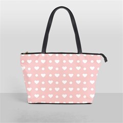 Hearts Dots Pink Classic Shoulder Handbag by snowwhitegirl