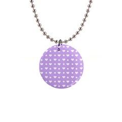 Hearts Dots Purple Button Necklaces by snowwhitegirl