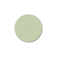 Hearts And Star Dot Green Golf Ball Marker (10 Pack) by snowwhitegirl