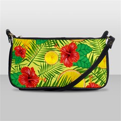 Orange Tropics Yellow Shoulder Clutch Bag by snowwhitegirl