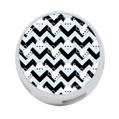 Blue Teapot Chevron 4-port Usb Hub (one Side) by snowwhitegirl