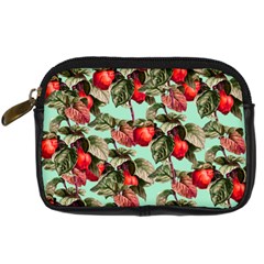 Fruit Branches Green Digital Camera Leather Case by snowwhitegirl