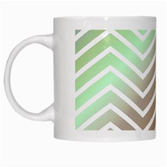 Ombre Zigzag 03 White Mugs by snowwhitegirl