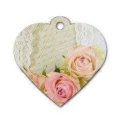 Roses 2218680 960 720 Dog Tag Heart (one Side) by vintage2030