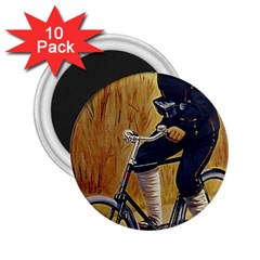 Policeman On Bicycle 2 25  Magnets (10 Pack)  by vintage2030