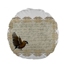 Tag Bird Standard 15  Premium Round Cushions by vintage2030