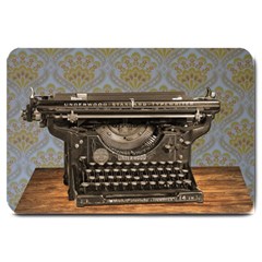 Typewriter Large Doormat  by vintage2030