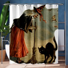 Witch 1461961 1920 Shower Curtain 60  X 72  (medium)  by vintage2030