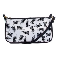 Pointing Finger Pattern Shoulder Clutch Bag by Valentinaart