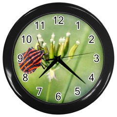 One More Bottle Does Not Hurt Wall Clock (black) by FunnyCow