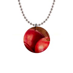 Three Red Apples Button Necklaces by FunnyCow