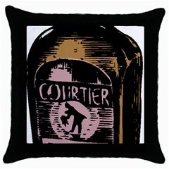 Bottle 1954419 1280 Throw Pillow Case (black) by vintage2030