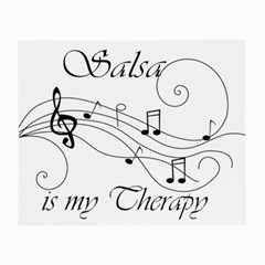 Salsa Is My Therapy Patition Small Glasses Cloth (2-side) by alllovelyideas