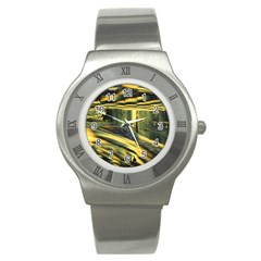 Yellow Dog Stainless Steel Watch by WILLBIRDWELL