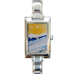 Evening Tide Rectangle Italian Charm Watch by WILLBIRDWELL