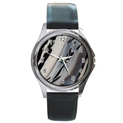 Orion s Belt Round Metal Watch by WILLBIRDWELL