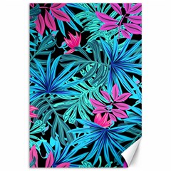 Leaves Picture Tropical Plant Canvas 12  X 18  by Sapixe