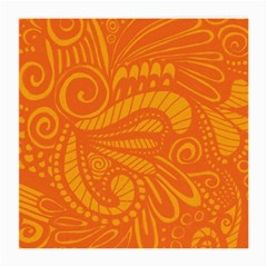 Pop Orange Medium Glasses Cloth by ArtByAmyMinori