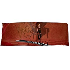 Cute Fairy Dancing On A Piano Body Pillow Case (dakimakura) by FantasyWorld7