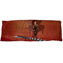 Cute Fairy Dancing On A Piano Body Pillow Case Dakimakura (two Sides) by FantasyWorld7