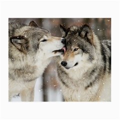 Lovable Wolves Small Glasses Cloth (2 Sides) by amazinganimals