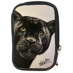 Panther Compact Camera Leather Case by ArtByThree