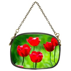 Red Tulip Flowers, Sunny Day Chain Purse (two Sides) by FunnyCow