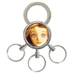 Butterfly Eyes 3-ring Key Chains by snowwhitegirl