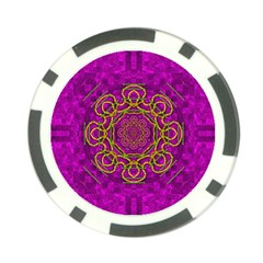 Star Of Freedom And Silent Night Poker Chip Card Guard by pepitasart