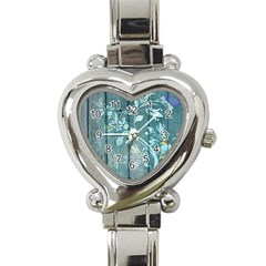 Green Tree Heart Italian Charm Watch by vintage2030