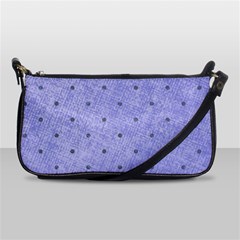 Dot Blue Shoulder Clutch Bag by vintage2030