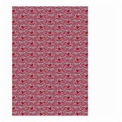 Retro Red Pattern Small Garden Flag (two Sides) by snowwhitegirl