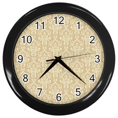 Damask 937607 960 720 Wall Clock (black) by vintage2030