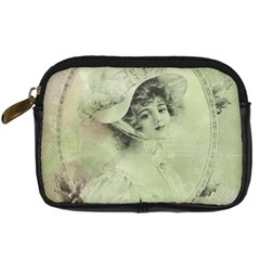 Woman 1079507 1920 Digital Camera Leather Case by vintage2030