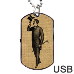 Vintage 1060202 1920 Dog Tag Usb Flash (one Side) by vintage2030