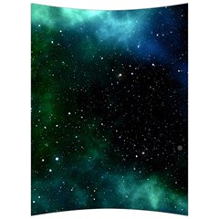 Galaxy Sky Blue Green Back Support Cushion by snowwhitegirl