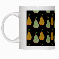 Pears Black White Mugs by snowwhitegirl