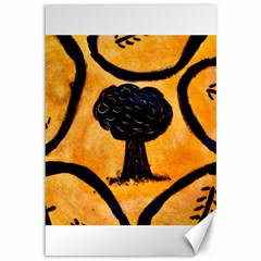 Ceramic Tree Smudge Canvas 12  X 18  by DeneWestUK