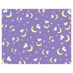 Rabbit of the Moon Double Sided Flano Blanket (Medium) 60 x50  Blanket Back