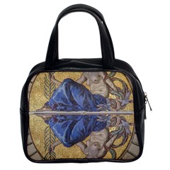 Mosaic Painting Glass Decoration Classic Handbag (two Sides) by Simbadda