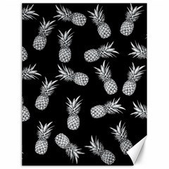 Pineapple Pattern Canvas 12  X 16  by Valentinaart