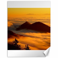 Fog Clouds Sea Of Fog Mountain Canvas 12  X 16  by Celenk