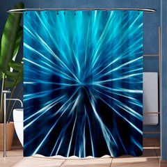 Background Structure Lines Shower Curtain 60  X 72  (medium)  by Celenk