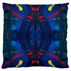 Kaleidoscope Art Pattern Ornament Large Cushion Case (one Side) by Celenk